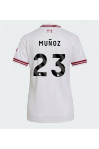 Liverpool Victor Munoz #23 Fotballdrakt Borte Klær Dame 2026-27 Korte ermer